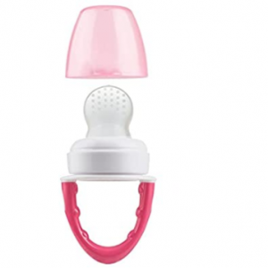 Alimentador De Silicona Fresh Firsts – Rosa, Paquete De 1 – DR. BROWNS