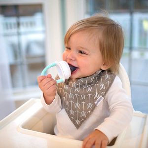 Alimentador De Silicona Fresh Firsts Gris – DR. BROWNS