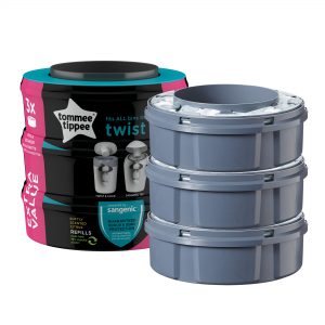 Tommee Tippee – Repuesto de Sistema para Desechar Pañales Twist & Click x 3 Unid
