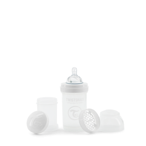 Twistshake Biberon Anti-Cólicos 6onz – 180ml Blanco