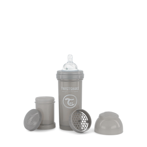 Twistshake Biberon Anti-Cólicos 8 Onz – 260ml Gris