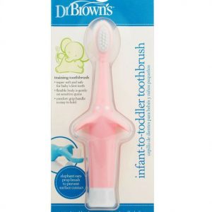 Dr. Browns – Cepillo de dientes para bebés y niños color Rosa