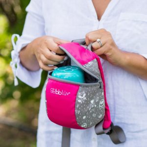 BBLUV – Päk – Mochila de Paseo con Correa de Seguridad -Fucsia