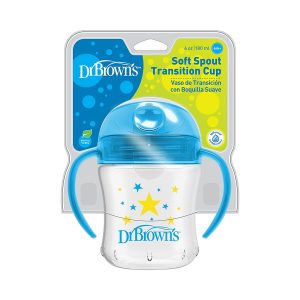 VASO DE TRANSICION CON BOQUILLA SUAVE AZUL
