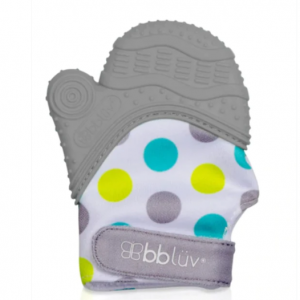 Glüv – Guante De Dentición Para Bebés Gris
