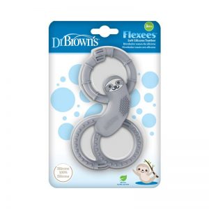 Mordedor silicona – Modelo Perezoso – GRIS