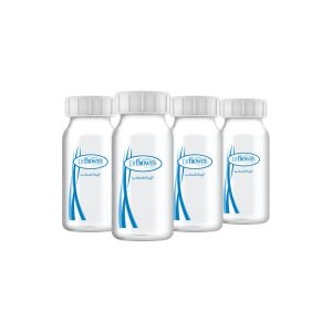 Set 4 Botellas almacenadoras de leche 4oz Polip. Opt+ BOCA ESTRECHA