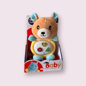 JUEGUETE – OSO MUSICAL PARA BEBE MARRON CELESTE