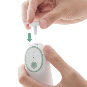 Lima de Uñas eléctrica para bebés Momcozy (Bajo Nivel de Ruido)